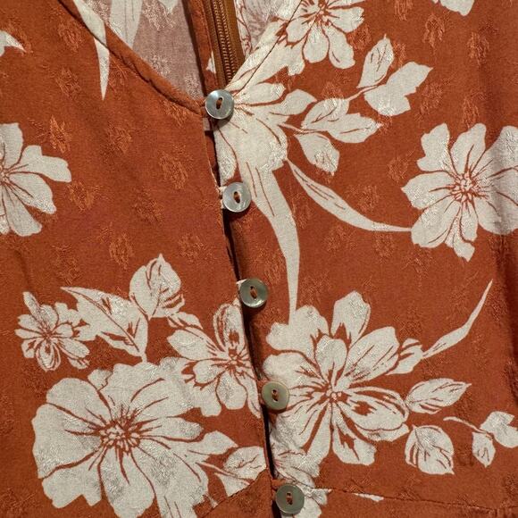 Anthropologie Dolan Nancy Floral Jumpsuit Size Large - Picture 5 of 10